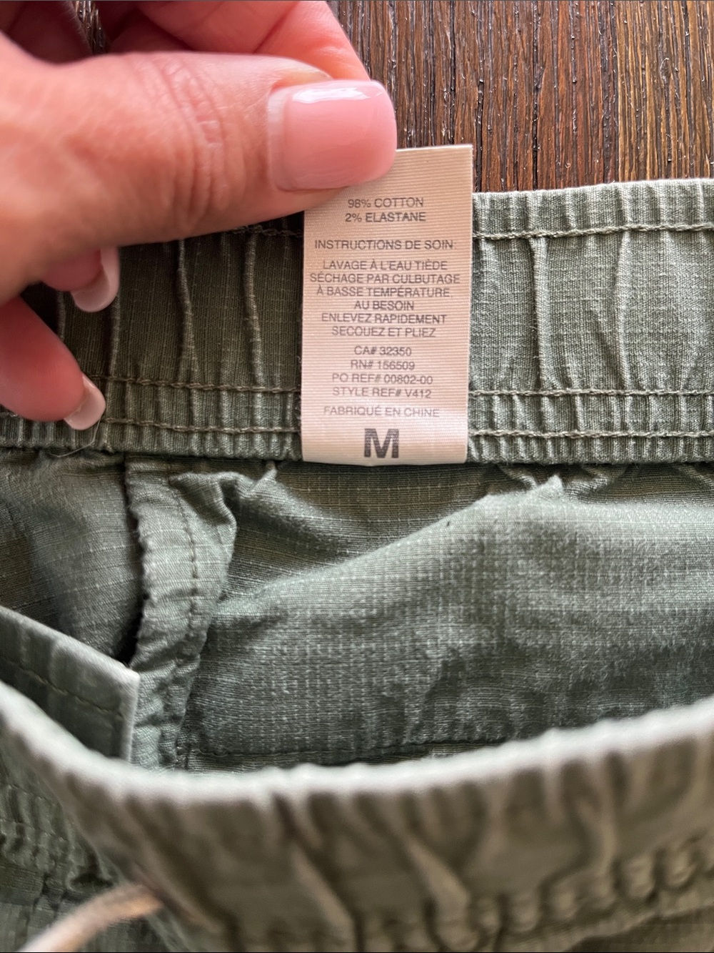 Vuori Ripstop Climber Pants Olive Green Army Cargo Hiking Women’s Medium - Picture 11 of 14